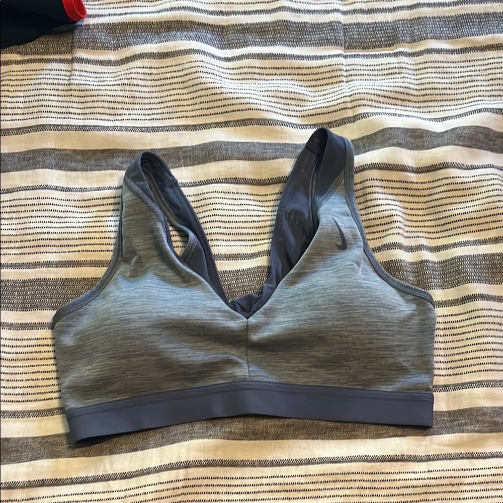 Nike Gray Sports Bras